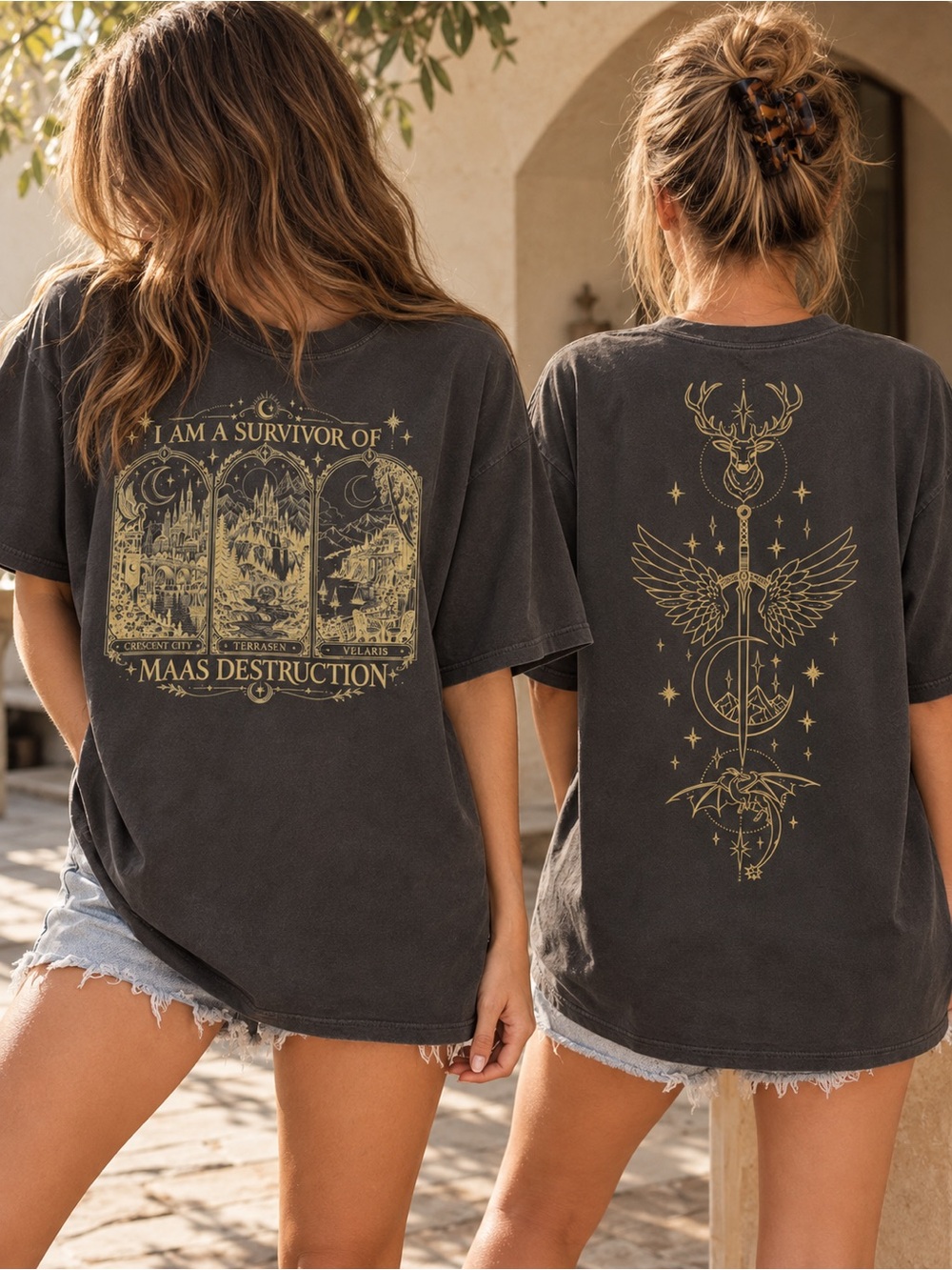 Survivor Of Maas Destruction Shirt Comfort Colors Pepper Tee